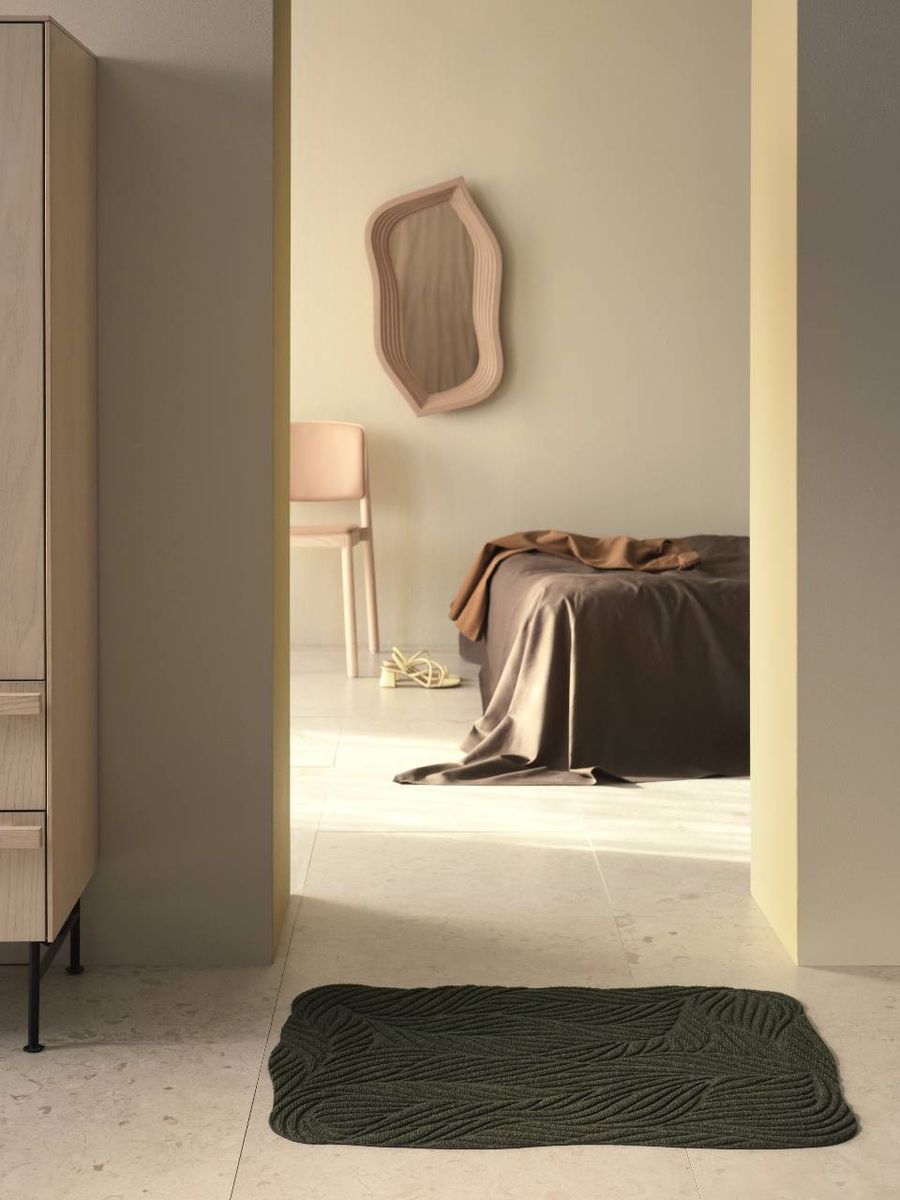 Twine Green Dørmatte - 60x85