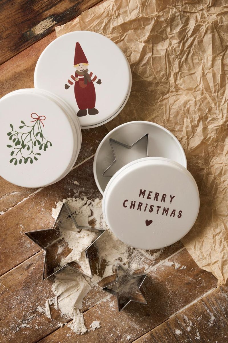 Pepperkakeformer 3 stk - juletre