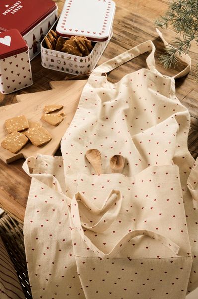 Hovedbilde Forkle m/ hjerter - voksen