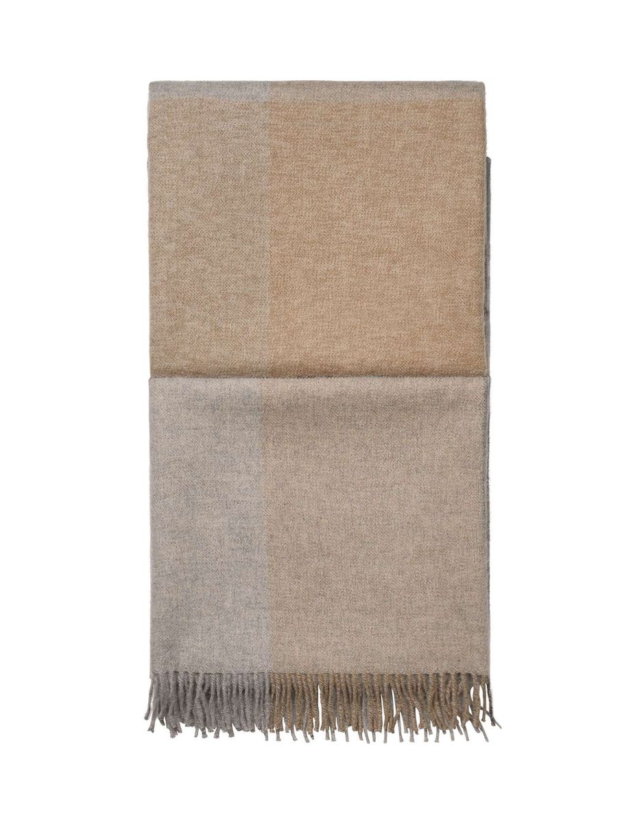 Blocks pledd Kamel/Grå