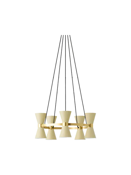 Hovedbilde Collector lysekrone, 5 - Krem