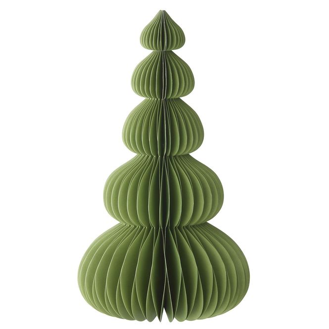 Hovedbilde Honeycomb juletre H40 cm – Skogsgrønn