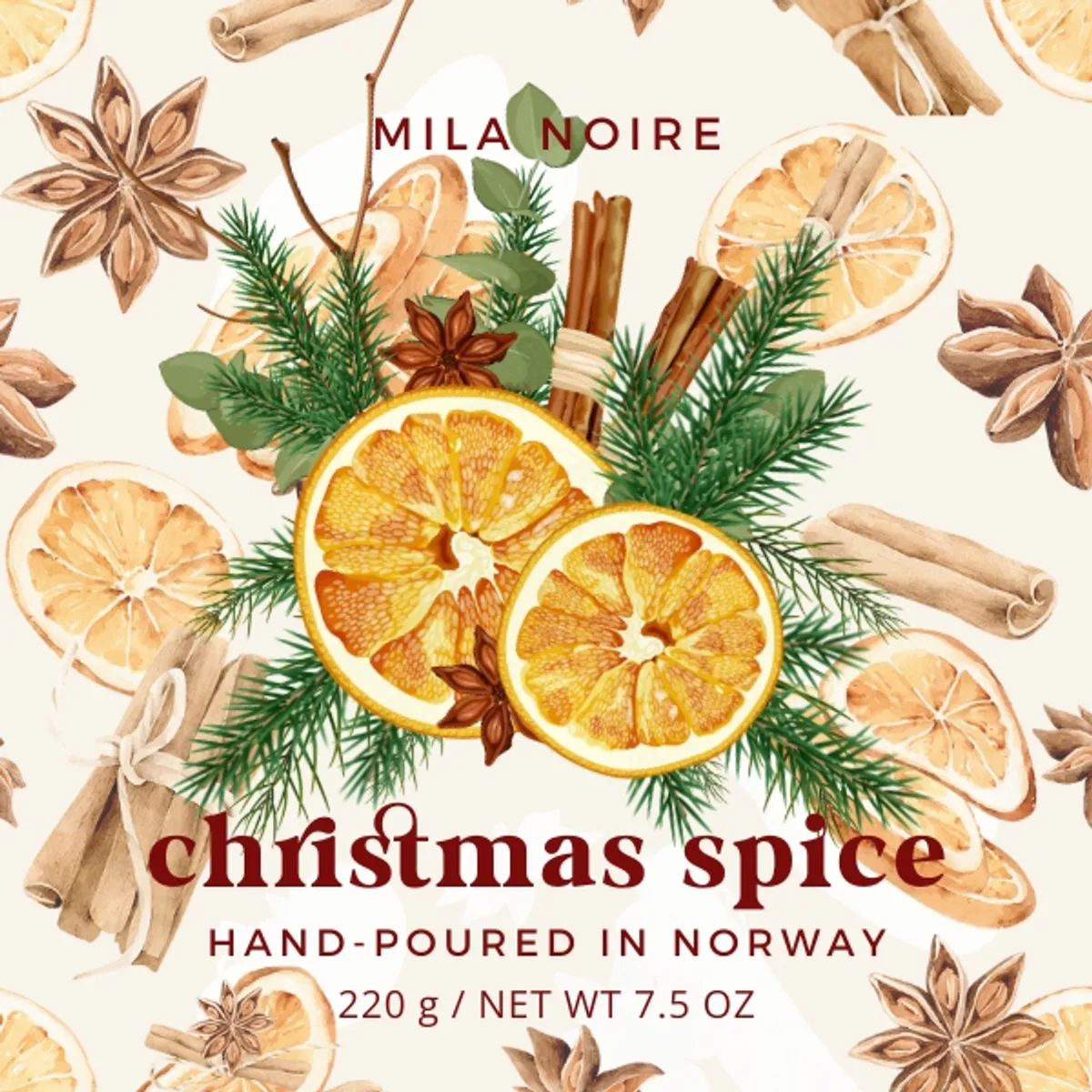 Duftlys Christmas Spice
