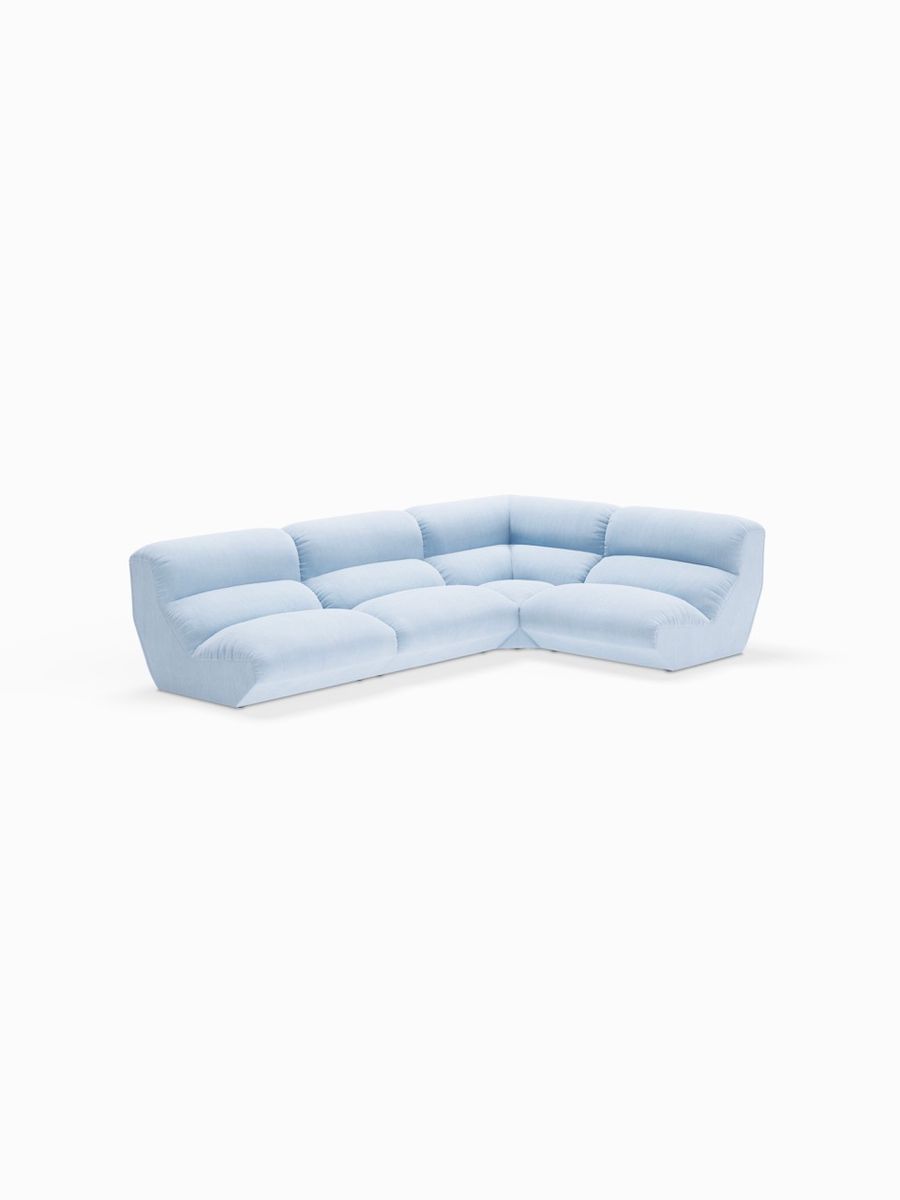 Hi Lo Modulsofa AV54-AV55 - Lyseblå