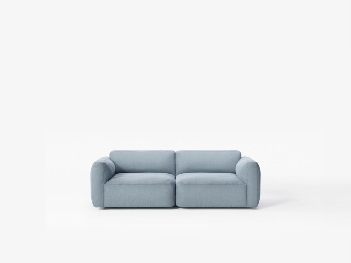 Develius Mellow modulsofa, 2 seter - Cifrado 741, Lys blå 