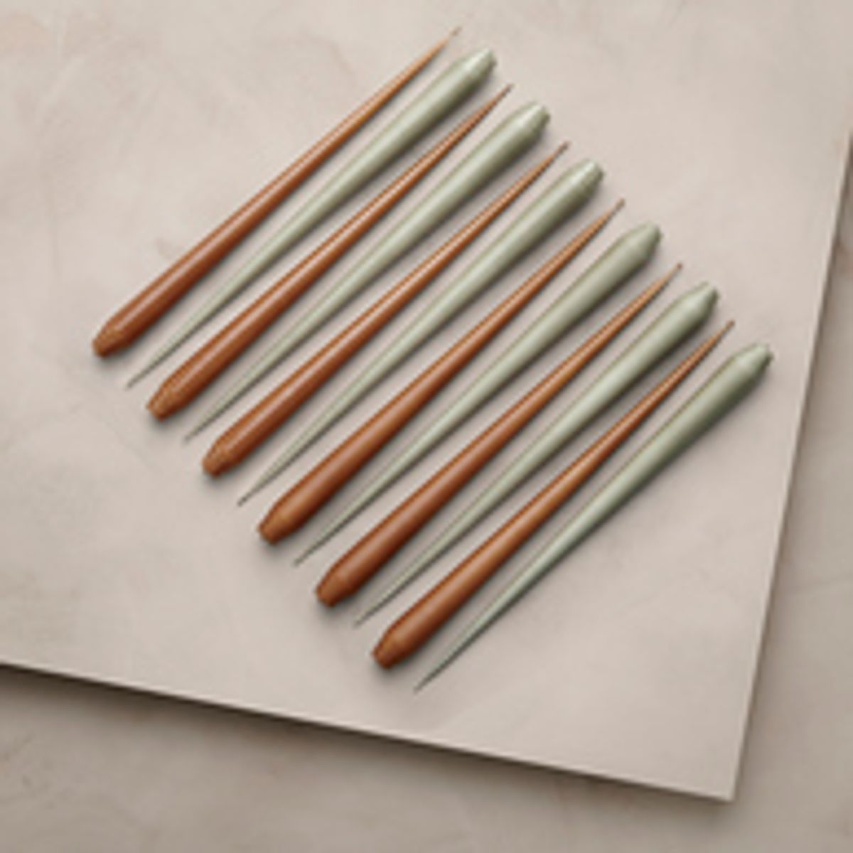 Kronelys 32 cm - Raw Toffee