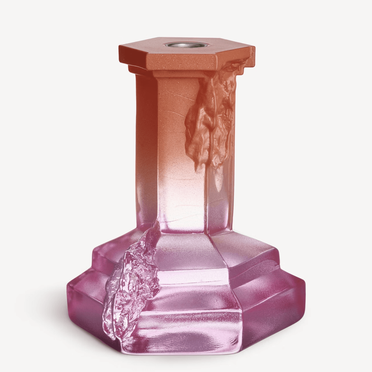 Rocky Baroque candlestick 17,5 cm, Spicy Rose