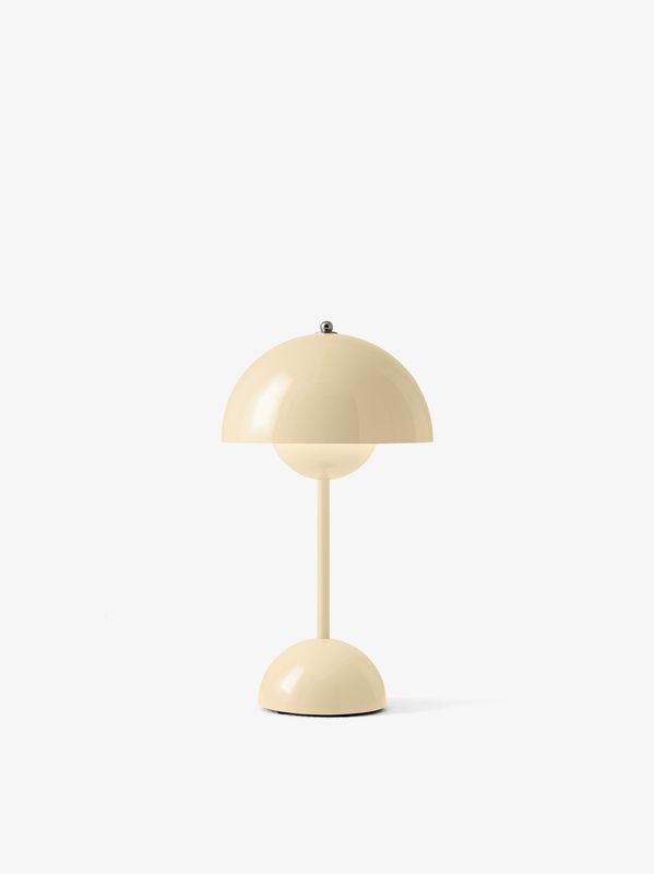 Flowerpot VP9 Oppladbar Bordlampe - Ivory