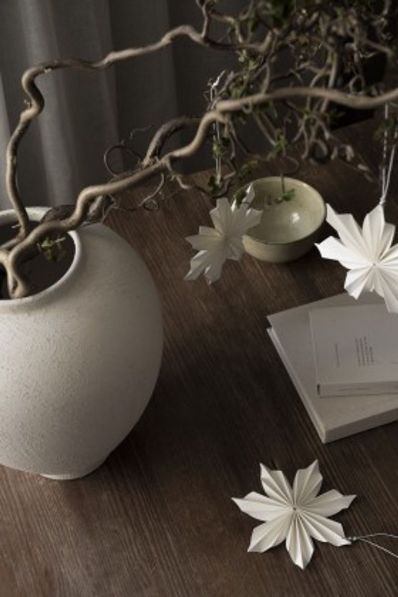 Aurora juledekorasjon, 3 stk - Hvit