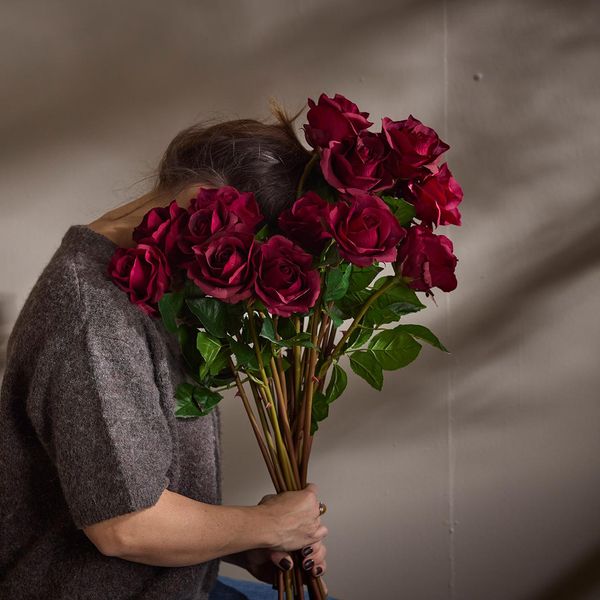 Hovedbilde Rose 65 cm, Burgunder