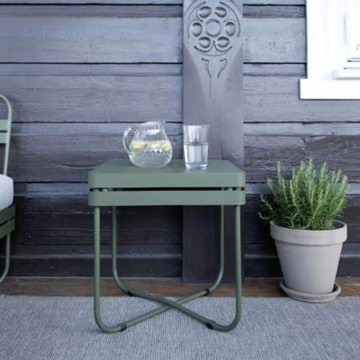 Bris Loungebord 45x45 - Deep Olive