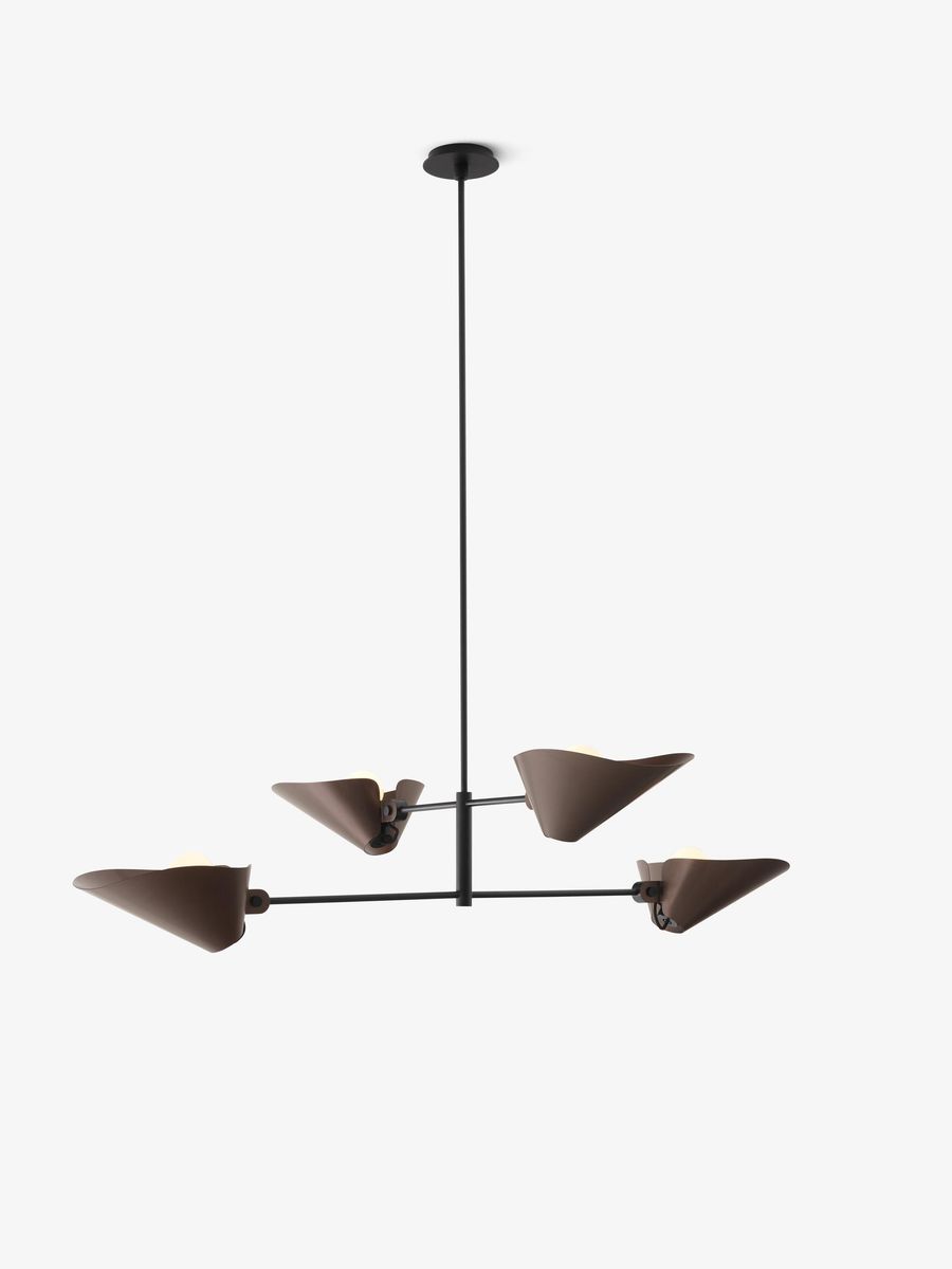 Bonnet SC93 lysekrone H140 cm - Sort & Bronse