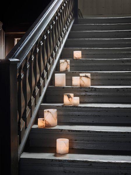 Hovedbilde Lyslykt Alabaster, small