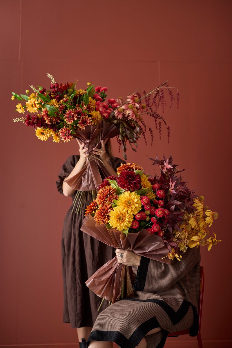 Krysantemum 60 cm - Burgunder