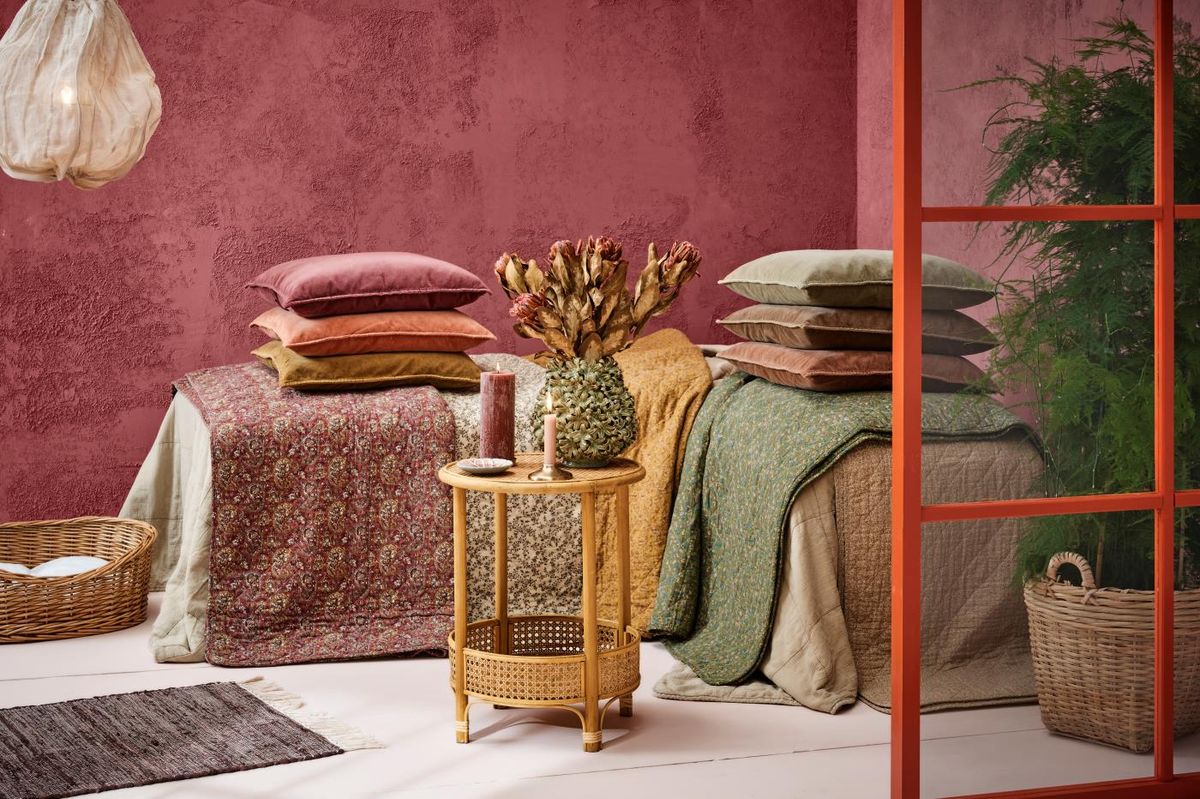 Putetrekk 52x52, Velur - Sienna